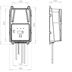 Cargador SPE CBHF Series 12V 24V 36V 48V - Cargador Fregadora, Cargador carretillas - Imagen 2