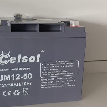 Celsol 12v 50Ah AGM - Batería carro golf, Batería silla ruedas, Batería scooter minusvalidos - Imagen 1