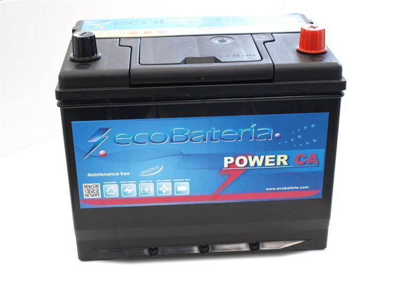 Ecobateria 12v 80Ah 540A - Batería Coche, Batería Barco, Batería Tractor - Imagen 1