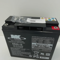 MK 12v 22Ah AGM - Batería carro golf, Batería silla ruedas, Batería scooter minusvalidos - Imagen 1