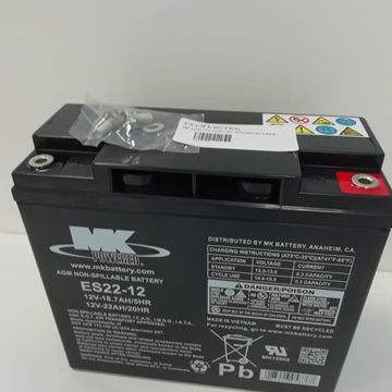 MK 12v 22Ah AGM - Batería carro golf, Batería silla ruedas, Batería scooter minusvalidos - Imagen 1